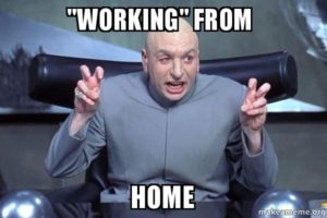 work from home meme